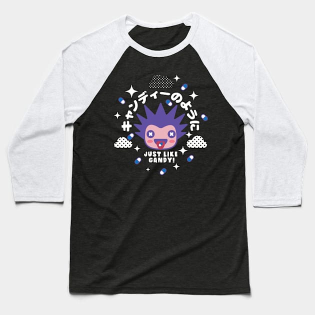 Kawaii Tetsuo Baseball T-Shirt by Krobilad